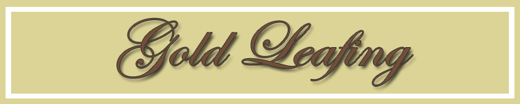 Gloria Mani: Gold Leafing Page Header